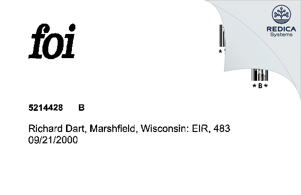 FDA 483 - Marshfield Clinic Research Institute IRB #1 [Marshfield / United States of America] - Download PDF - Redica Systems