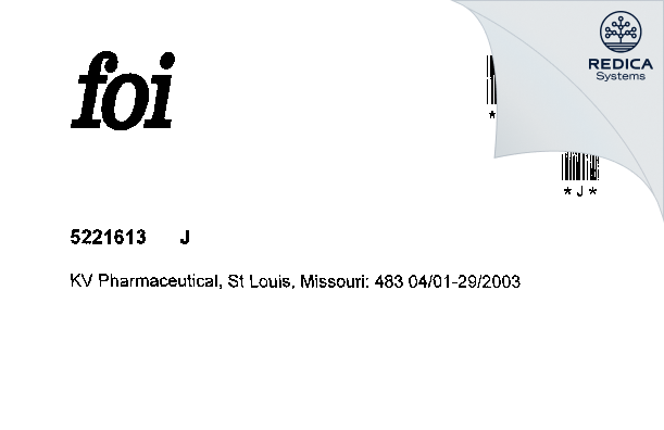 FDA 483 - Nesher Pharmaceuticals (USA) LLC [Saint Louis / United States of America] - Download PDF - Redica Systems