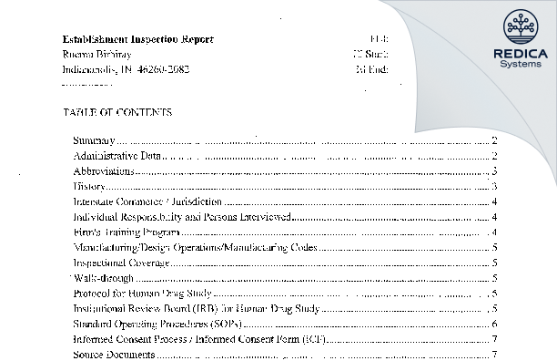EIR - Ruemu Birhiray [Indianapolis / United States of America] - Download PDF - Redica Systems