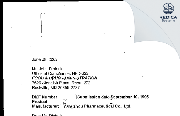 FDA 483 Response - Neuland Laboratories, Ltd. (Unit I) [- / India] - Download PDF - Redica Systems